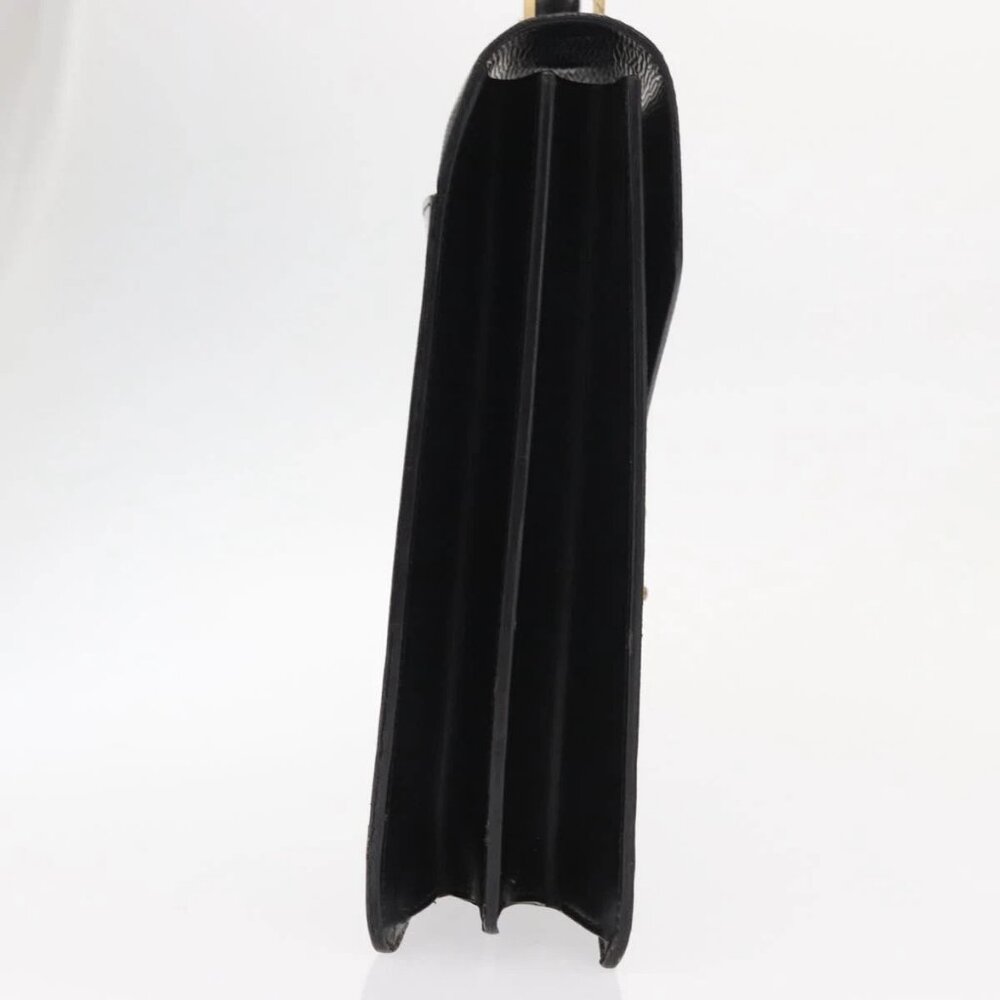 LOUIS VUITTON Epi Serviette Ambassador Business Bag Black M54412 LV Auth BA8580 - Picture 6 of 16